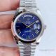 NEW Upgraded Copy Rolex DayDate ii Blue Face Stainless Steel President Watch V3 (2)_th.jpg